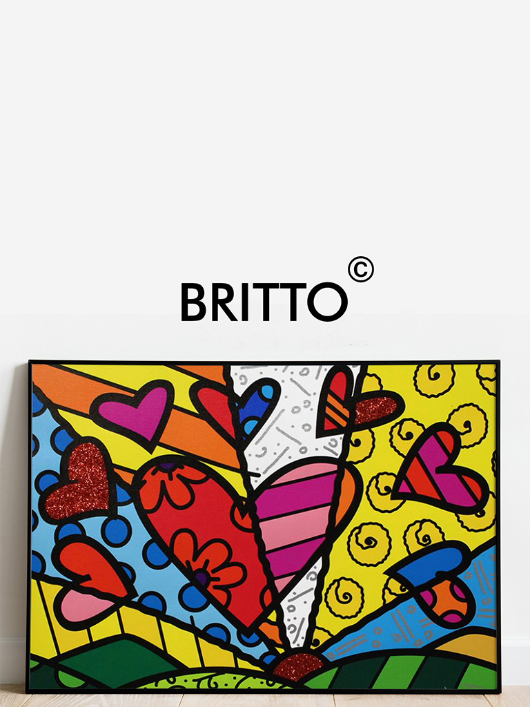 Pop Art festmény Britto